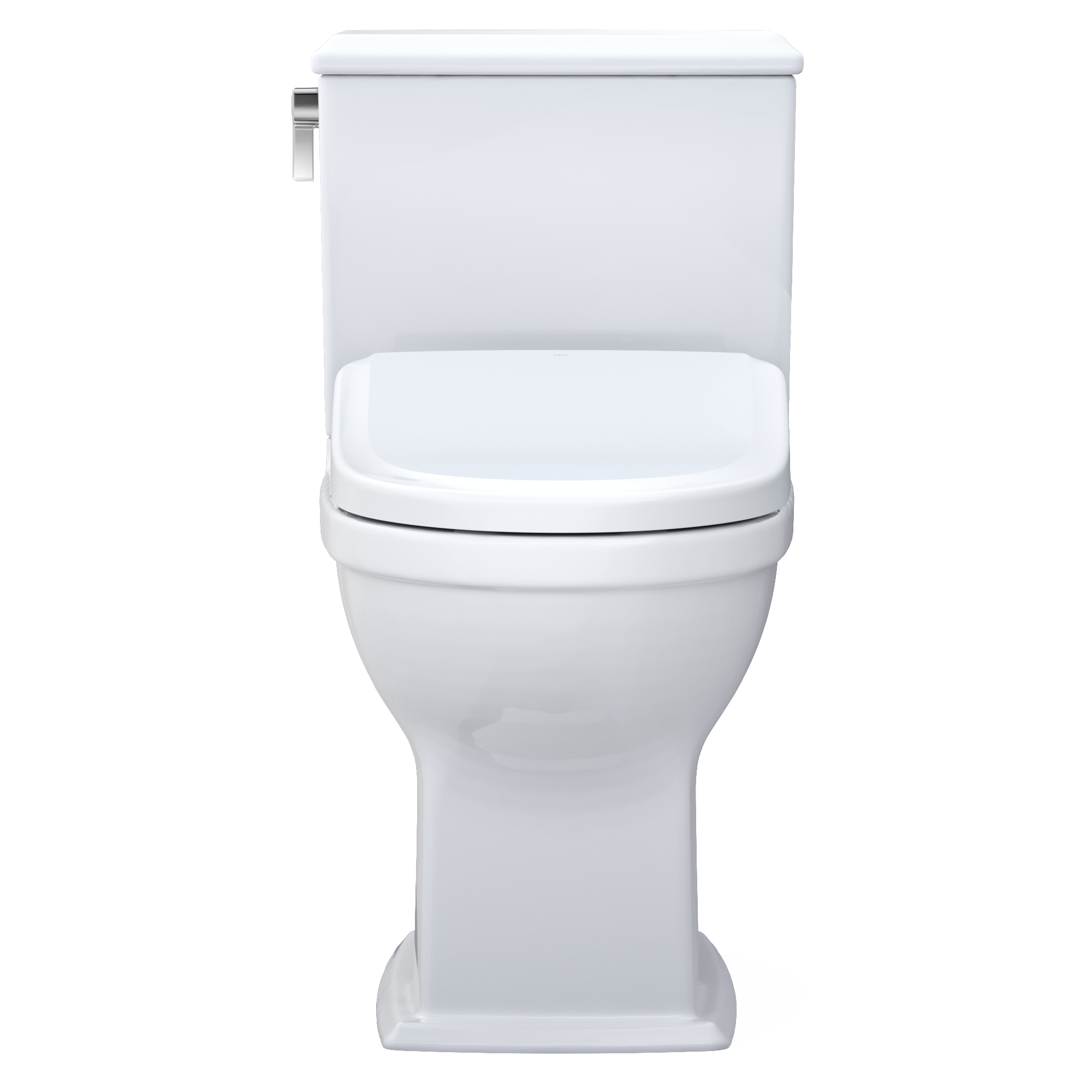 TOTO WASHLET+ Connelly Two-Piece Elongated Dual Flush 1.28 and 0.9 GPF Toilet and Classic WASHLET S7 Contemporary Bidet Seat with Auto Flush, Cotton White, Vitreous China|Plastic, MW4944724CEMFGA#01