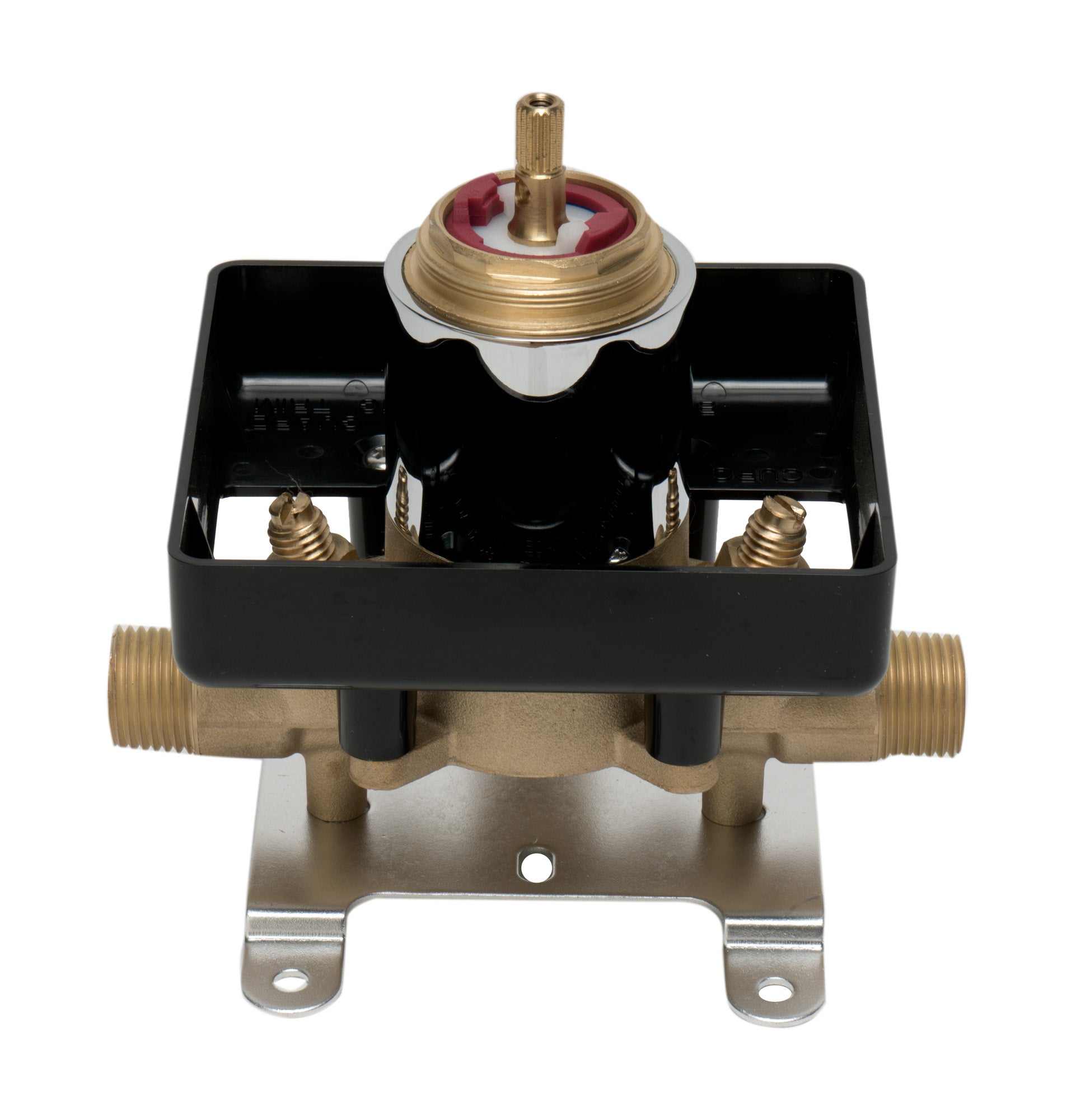 ALFI brand AB6701-PC Polished Chrome Modern Square Pressure Balanced Shower Mixer, Brass