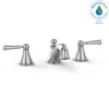 TOTO Vivian Two Handle Widespread 1.5 GPM Bathroom Sink Faucet, Polished Chrome, Brass, TL220DD1#CP