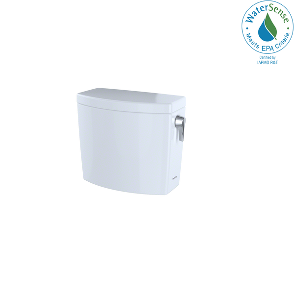 TOTO Drake II 1G and Vespin II 1G, 1.0 GPF Toilet Tank with Right-Hand Trip Lever, Cotton White, Vitreous China, ST453UR#01