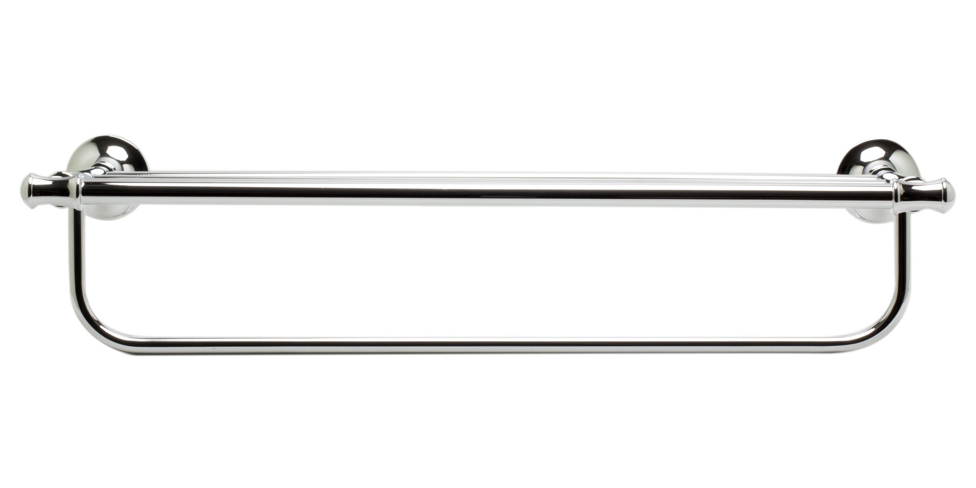 Alternative View of ALFI brand AB9583 Polished Chrome 23 inch Towel Bar & Shelf Bathroom Accessory, Brass