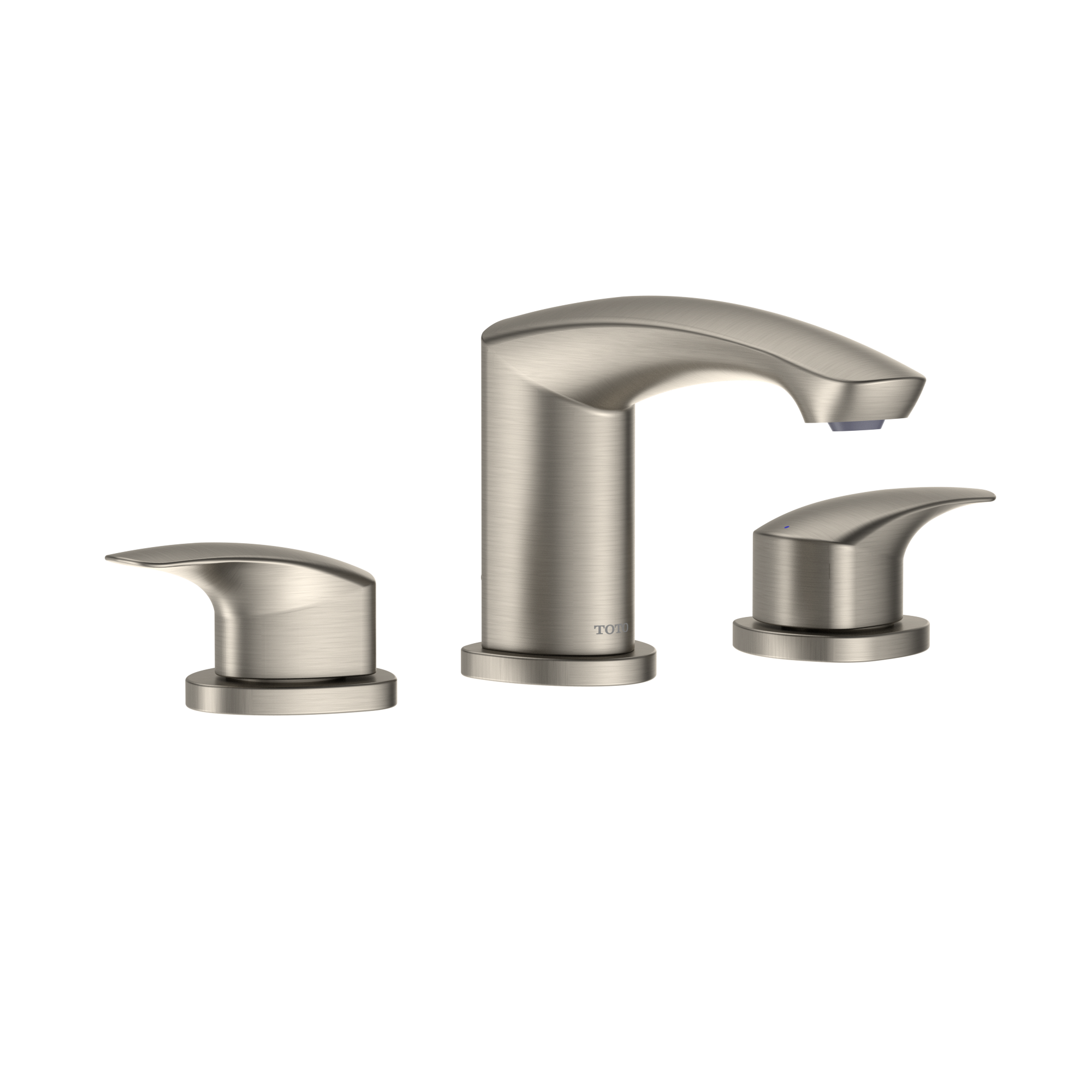 TOTO GM 1.2 GPM Two Handle Widespread Bathroom Sink Faucet, Brushed Nickel, Brass, TLG09201U#BN