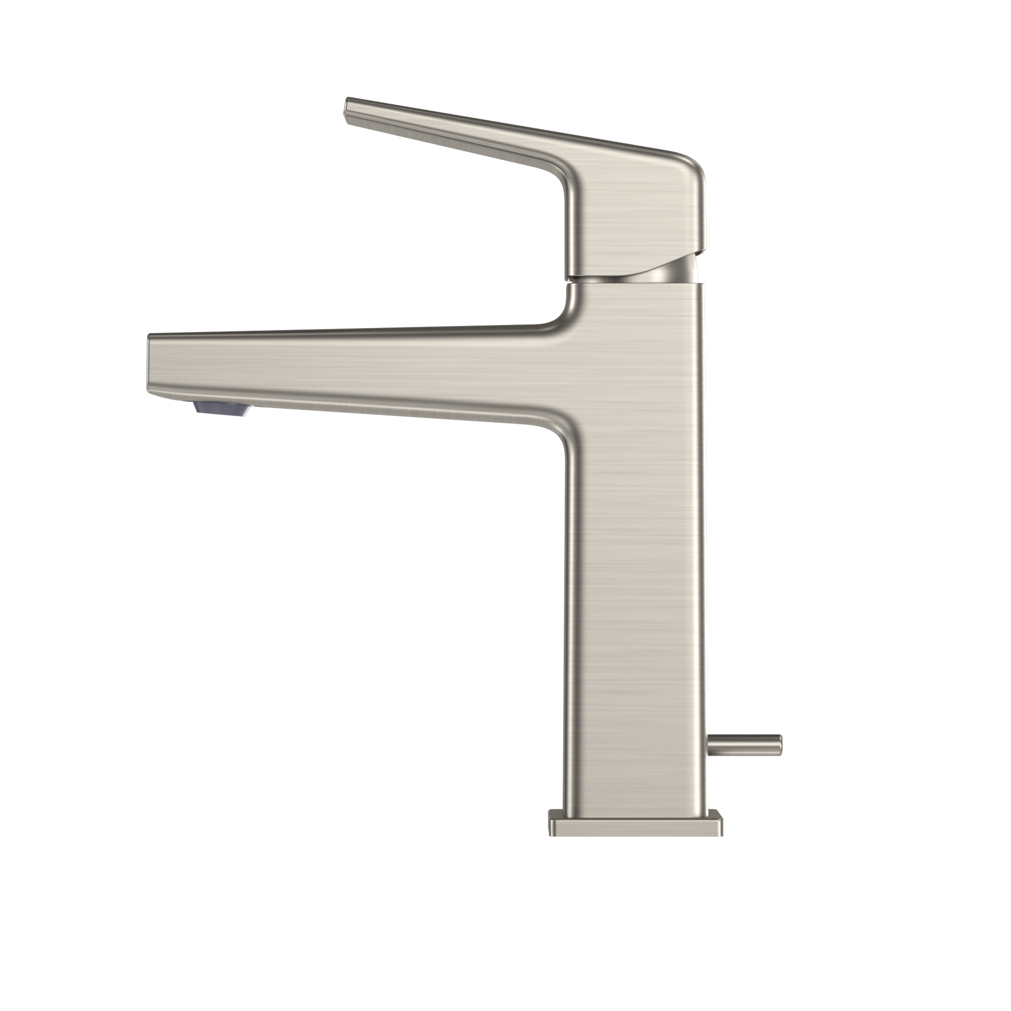 TOTO GB Series 1.2 GPM Single Handle Bathroom Sink Faucet with COMFORT GLIDE Technology and Drain Assembly, Brushed Nickel, Brass, TLG10301U#BN