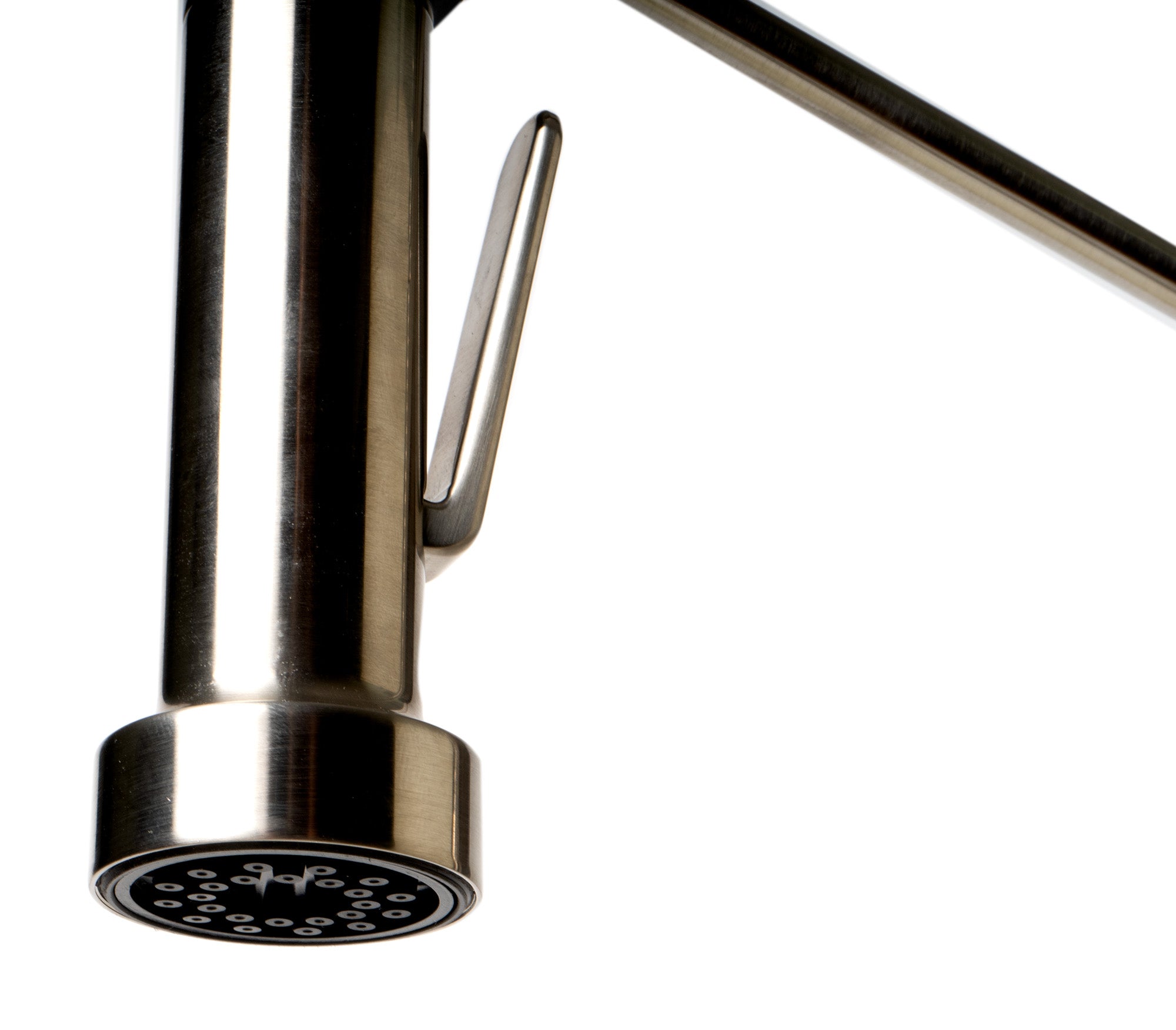 ALFI brand 1.7 GPM Lever Gooseneck Double Spout Touch Kitchen Faucet, Modern, Gray, Brushed Nickel, ABKF3787-BN