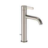 TOTO GF 1.2 GPM Single Handle Semi-Vessel Bathroom Sink Faucet with COMFORT GLIDE Technology, Brushed Nickel, Stainless Steel, TLG11303U#BN