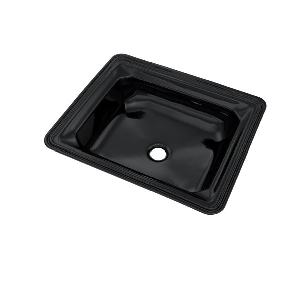 TOTO Guinevere Rectangular Undermount Bathroom Sink, Ebony, Vitreous China, LT973#51