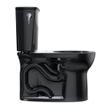 TOTO Drake Transitional Two-Piece Round 1.28 GPF Universal Height TORNADO FLUSH Toilet, Ebony, Vitreous China, CST785CEF#51