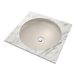 TOTO Curva Round Undermount Bathroom Sink, Sedona Beige, Vitreous China, LT183#12