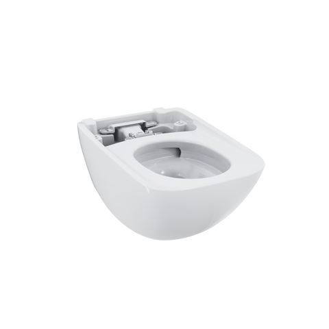 TOTO NEOREST WX1 Dual Flush 1.2 or 0.8 GPF Wall-Hung Toilet Bowl Unit, Cotton White, Vitreous China, CT9538CEFG#01