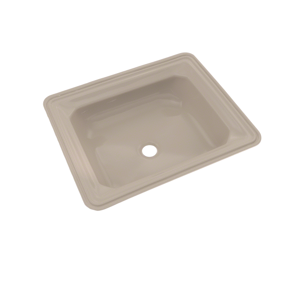 TOTO Guinevere Rectangular Undermount Bathroom Sink with CEFIONTECT, Bone, Vitreous China, LT973G#03