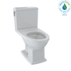 TOTO Connelly Two-Piece Elongated Dual-Max, Dual Flush 1.28 and 0.9 GPF Universal Height Toilet with CEFIONTECT, Colonial White, Vitreous China, CST494CEMFG#11