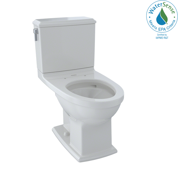 TOTO Connelly Two-Piece Elongated Dual-Max, Dual Flush 1.28 and 0.9 GPF Universal Height Toilet with CEFIONTECT, Colonial White, Vitreous China, CST494CEMFG#11