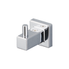 TOTO L Series Square Robe Hook, Polished Chrome, Bronze|Zinc Alloy, YRH408U#CP