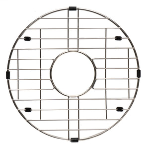 Alternate Image for ALFI brand Grey, ABGR18R Round Stainless Steel Grid for ABF1818R