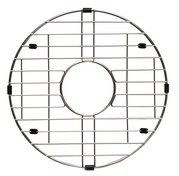 ALFI brand Grey, ABGR18R Round Stainless Steel Grid for ABF1818R