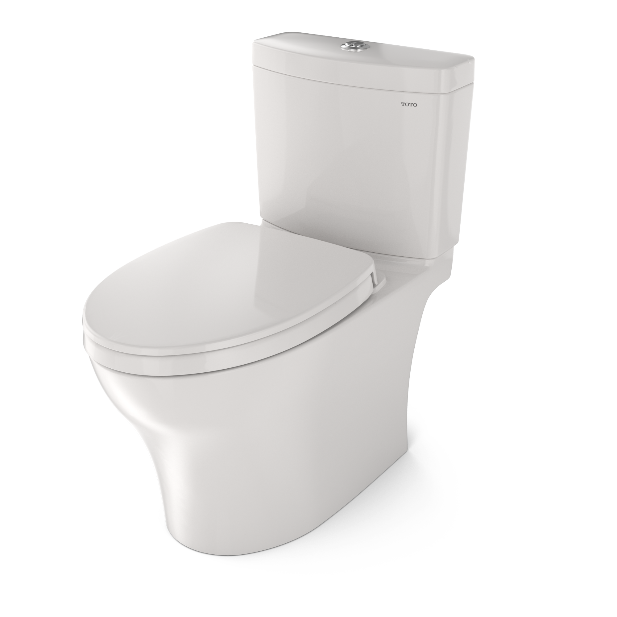 TOTO Aquia IV WASHLET+ Two-Piece Elongated Dual Flush 1.28 and 0.9 GPF Toilet with CEFIONTECT, Colonial White, Vitreous China, MS446124CEMGN#11
