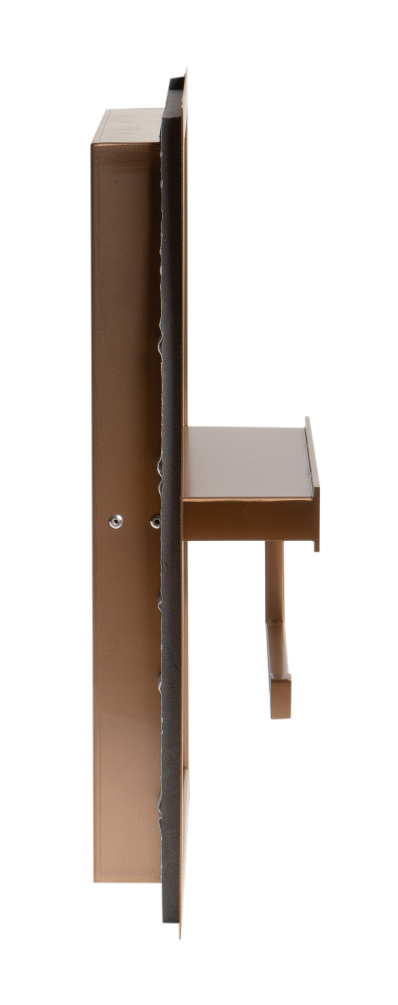 ALFI brand ABTPNP88-BC Brushed Copper PVD Stainless Steel Recessed Toilet Paper Holder Niche, 19 Gauge