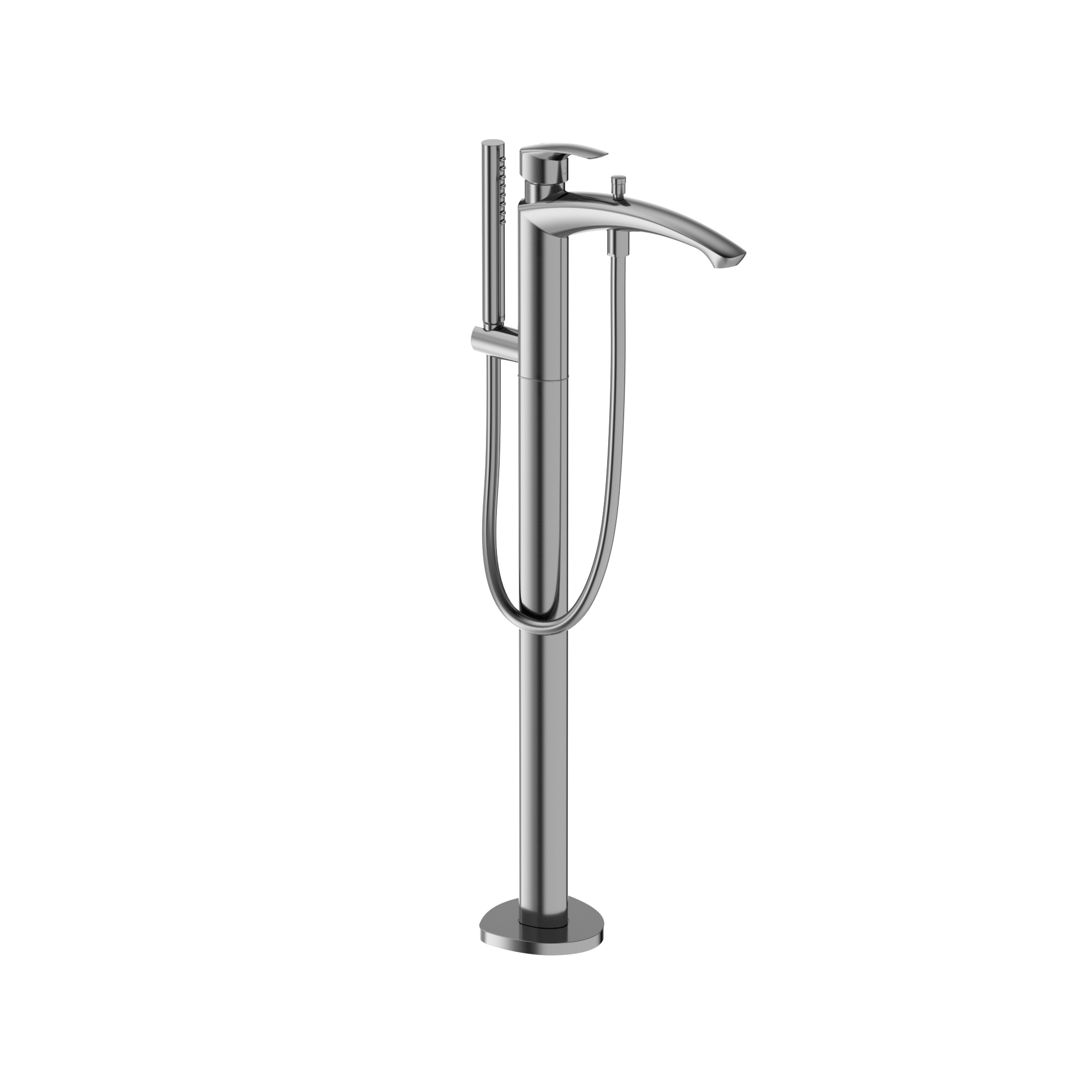 TOTO GM Single-Handle Free Standing Tub Filler with Handshower, Polished Chrome, Brass, TBG09306U#CP