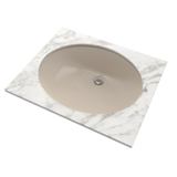 TOTO Rendezvous Oval Undermount Bathroom Sink with CEFIONTECT, Bone, Vitreous China, LT579G#03