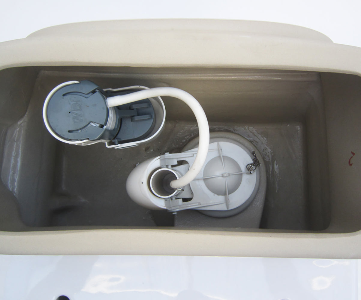 EAGO R-340FLUSH Replacement Toilet Flushing Mechanism for TB340, Plastic, White