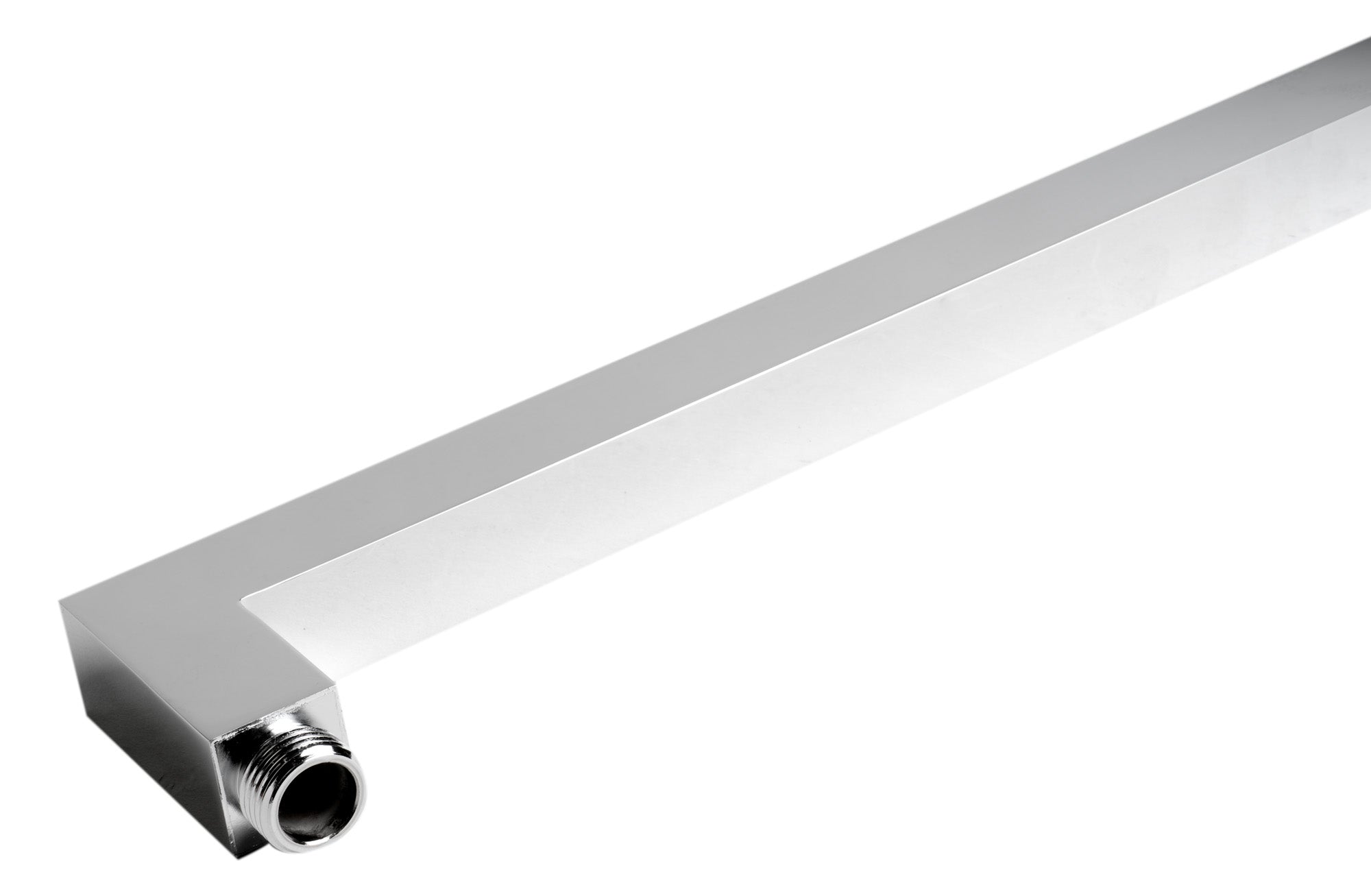 Alternative View of ALFI brand ABSA20S-PC Polished Chrome 20" Square Wall Shower Arm, Brass