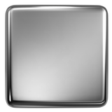 TOTO L Series Square Towel Ring, Polished Chrome, Zinc Alloy|Stainless Steel, YTT408U#CP