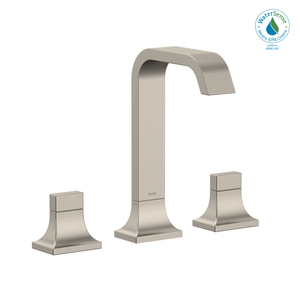 Alternate Image for TOTO GC 1.2 GPM Two Handle Widespread Bathroom Sink Faucet, Brushed Nickel, Brass, TLG08201U#BN