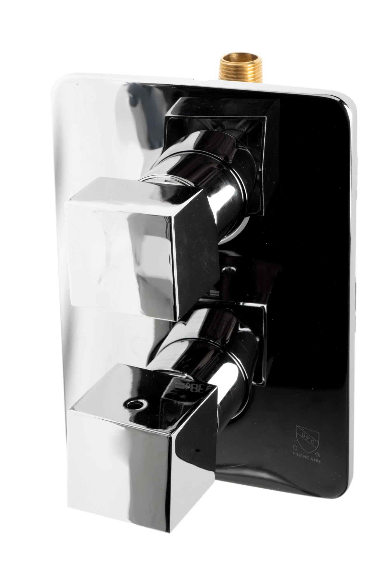 ALFI brand AB2287-PC Polished Chrome 3 Way Thermostatic Shower Set with Body Sprays, Brass