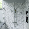ALFI brand AB2862-PC Polished Chrome Square Style Thermostatic Exposed Shower Set, Brass