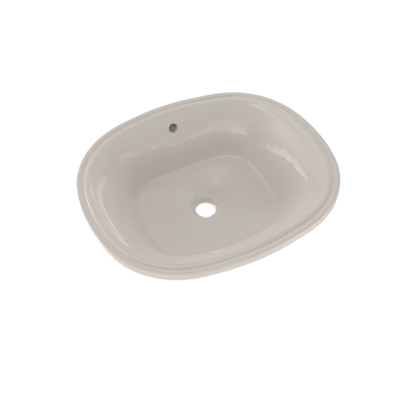 TOTO Maris 17-5/8" x 14-9/16" Oval Undermount Bathroom Sink with CEFIONTECT, Sedona Beige, Vitreous China, LT483G#12