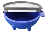 ALFI brand Circle Bathtub, Dark Blue, FireHotTub-DB