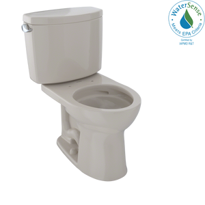 Alternate Image for TOTO Drake II Two-Piece Round 1.28 GPF Universal Height Toilet with CEFIONTECT, Bone, Vitreous China, CST453CEFG#03