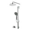 ALFI brand AB2545-PC Polished Chrome Round Style 2 Way Thermostatic Shower Set, Brass