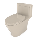 TOTO Nexus 1G One-Piece Elongated 1.0 GPF Universal Height Toilet with CEFIONTECT and SS124 SoftClose Seat, WASHLET+ Ready, Bone, Vitreous China, MS642124CUFG#03