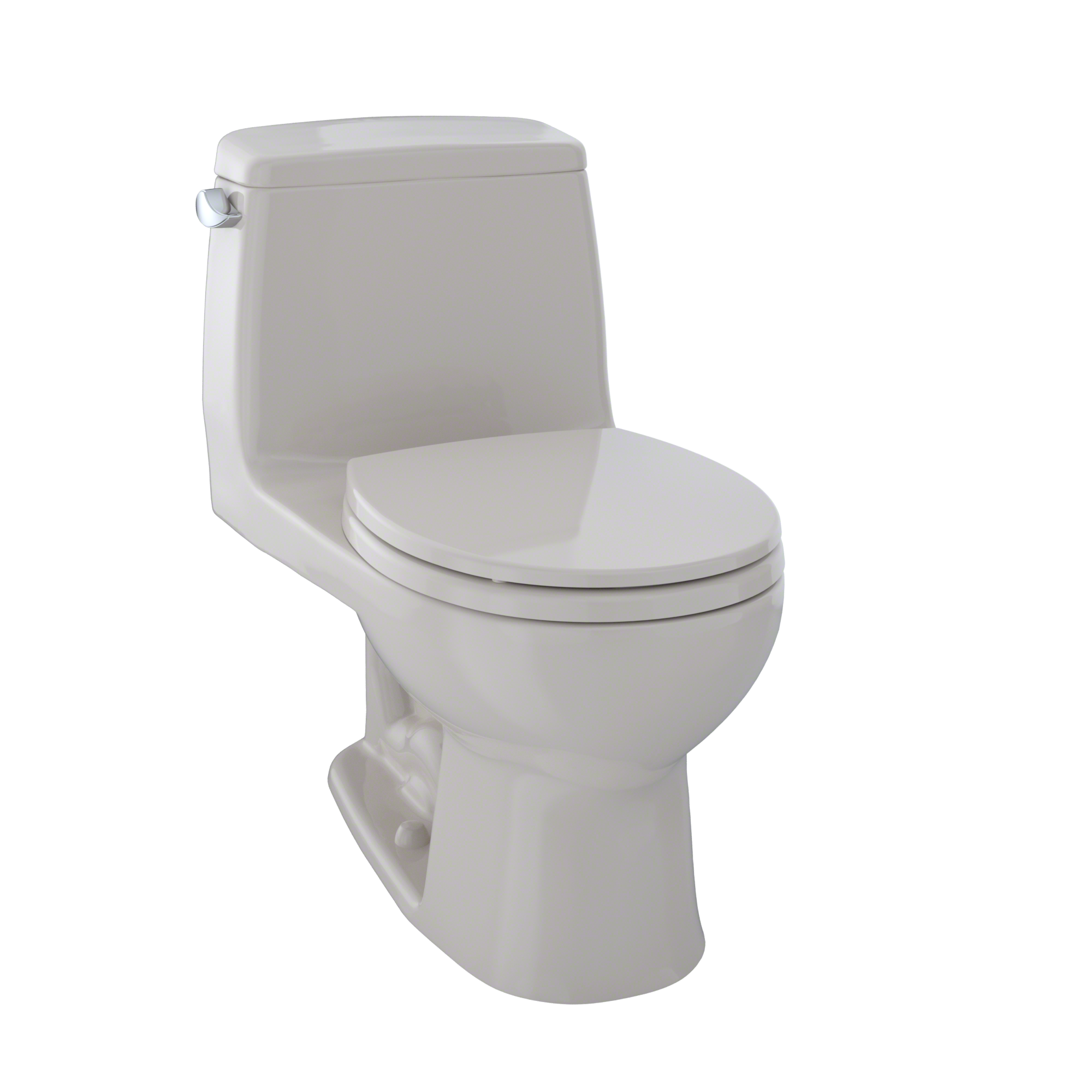 TOTO Eco UltraMax One-Piece Round Bowl 1.28 GPF Toilet, Sedona Beige, Vitreous China, MS853113E#12