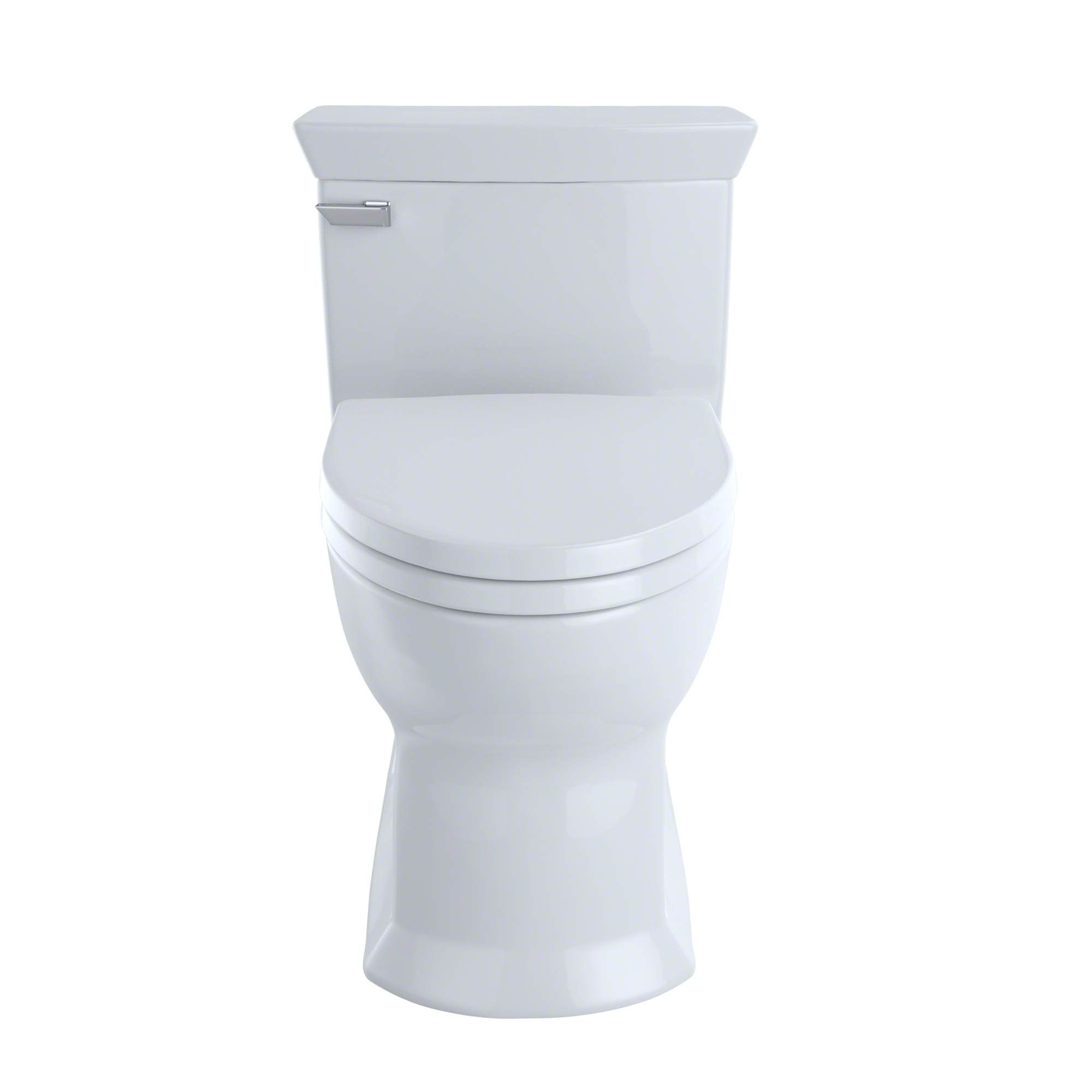 TOTO Eco Soire One Piece Elongated 1.28 GPF Universal Height Skirted Toilet with CEFIONTECT, Colonial White, Vitreous China, MS964214CEFG#11