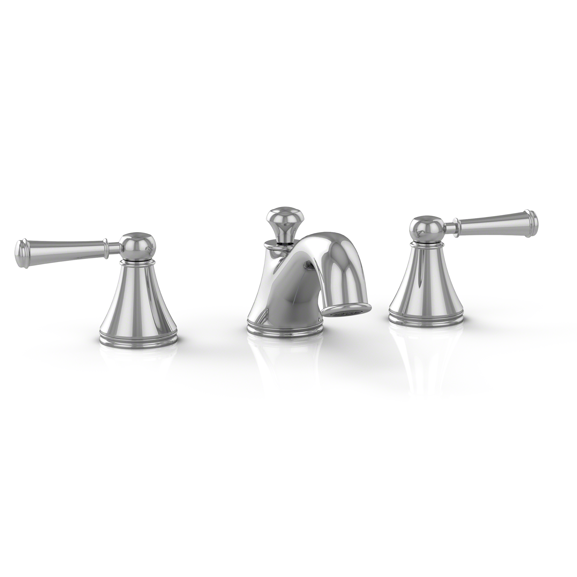 TOTO Vivian Two Handle Widespread 1.2 GPM Bathroom Sink Faucet, Polished Chrome, Brass, TL220DD112#CP