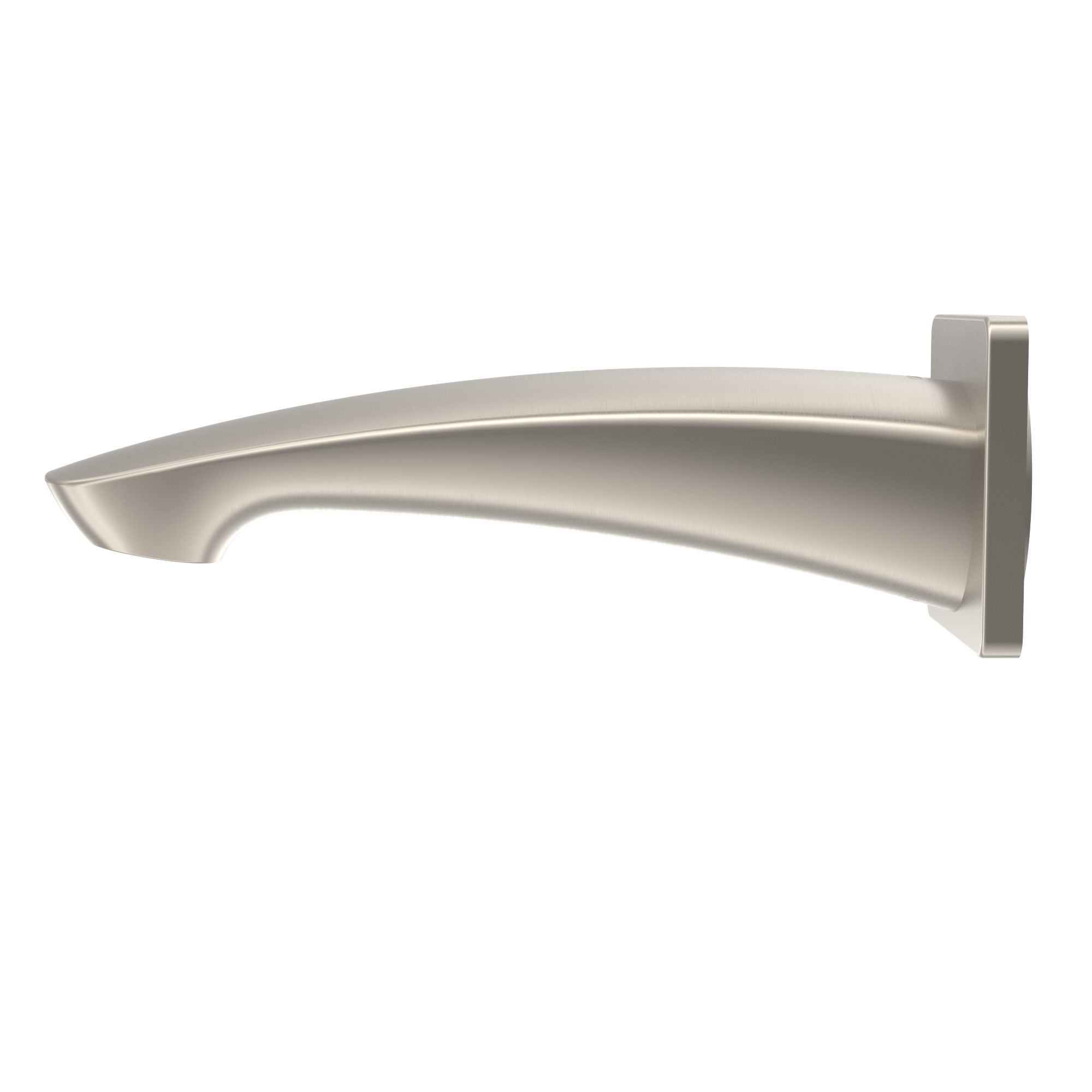 TOTO GM Wall Tub Spout, Brushed Nickel, Brass, TBG09001U#BN