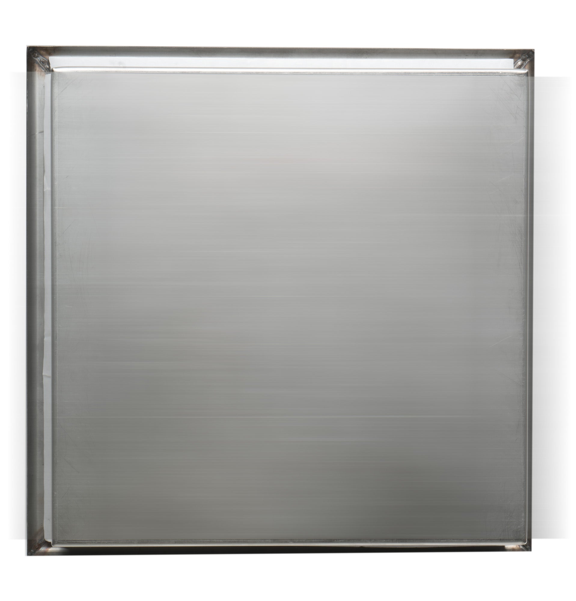 ALFI brand ABN1212-PSS 12 x 12 Polished Stainless Steel Square Single Shelf Bath Shower Niche, 20 Gauge