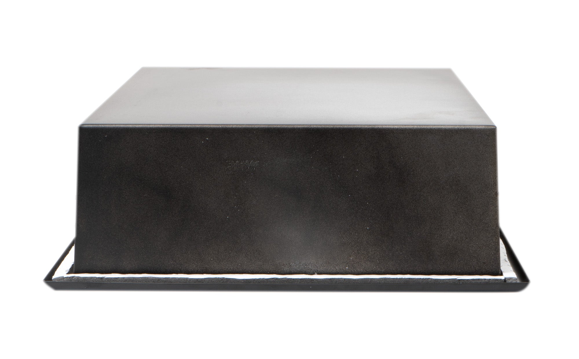 ALFI brand ABNC2412-BLA 24 x 12 Black Matte Stainless Steel Horizontal Single Shelf Bath Shower Niche, 20 Gauge