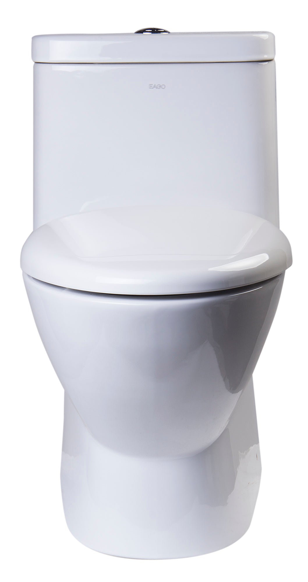 EAGO Porcelain, White, TB346 Modern Dual Flush One Piece High-Efficiency Low Flush Ceramic Toilet