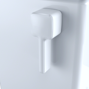 Alternate Image for TOTO Trip Lever Handle w/ Spud and Mounting Nut, Left Hand- Cotton White, THU416#01