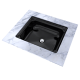 TOTO Guinevere Rectangular Undermount Bathroom Sink, Ebony, Vitreous China, LT973#51