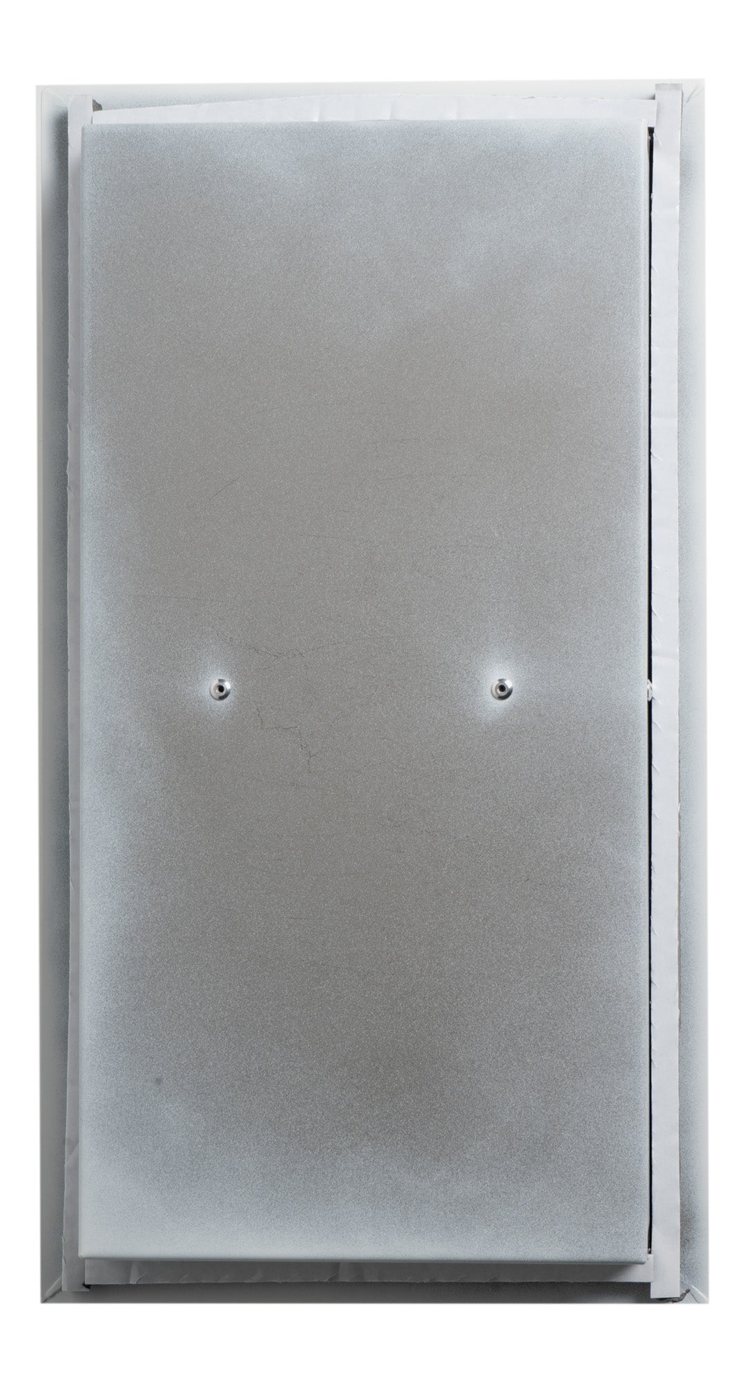 ALFI brand ABTPNC88-W White Matte Stainless Steel Recessed Toilet Paper Holder Niche, 19 Gauge