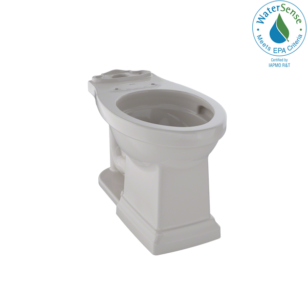 TOTO Promenade II Universal Height Toilet Bowl with CEFIONTECT, Sedona Beige, Vitreous China, C404CUFG#12