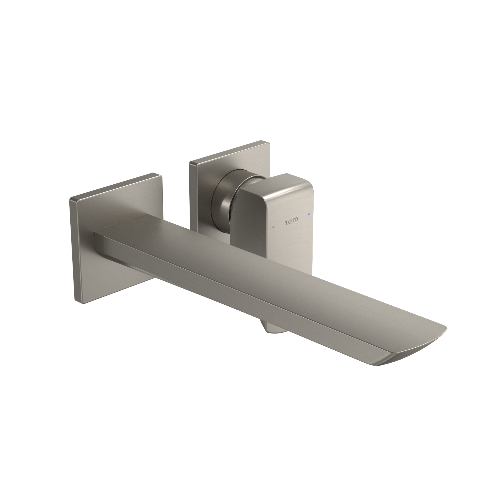 TOTO GR 1.2 GPM Wall-Mount Single-Handle Bathroom Faucet with COMFORT GLIDE Technology, Brushed Nickel, Brass, TLG02311U#BN