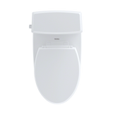 TOTO Connelly Two-Piece Elongated Dual-Max, Dual Flush 1.28 and 0.9 GPF Universal Height Toilet with CEFIONTECT, Colonial White, Vitreous China, CST494CEMFG#11