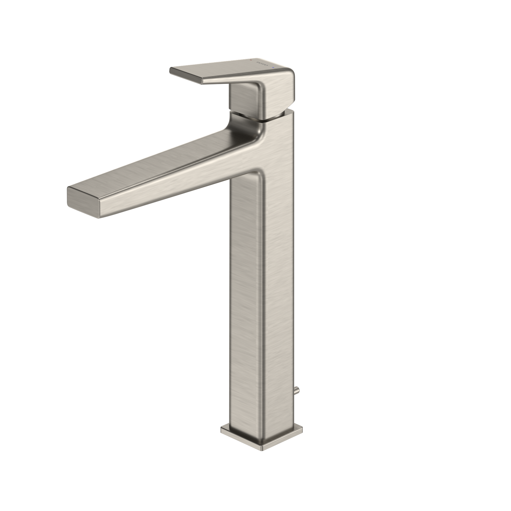 TOTO GB 1.2 GPM Single Handle Vessel Bathroom Sink Faucet with COMFORT GLIDE Technology, Brushed Nickel, Brass, TLG10305U#BN