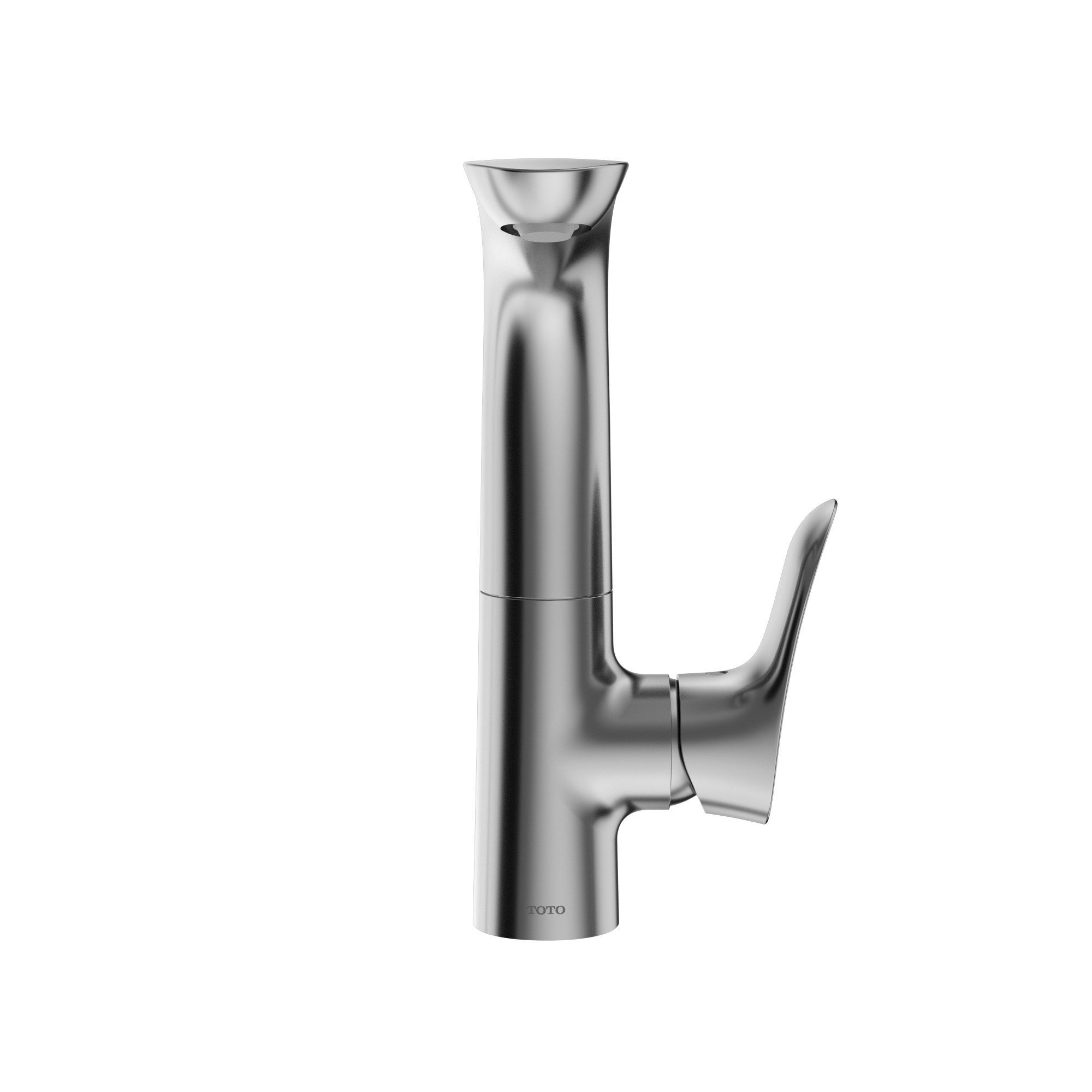 TOTO GO 1.2 GPM Single Side-Handle Bathroom Sink Faucet with COMFORT GLIDE Technology and Drain Assembly, Polished Chrome, Brass, TLG01309U#CP