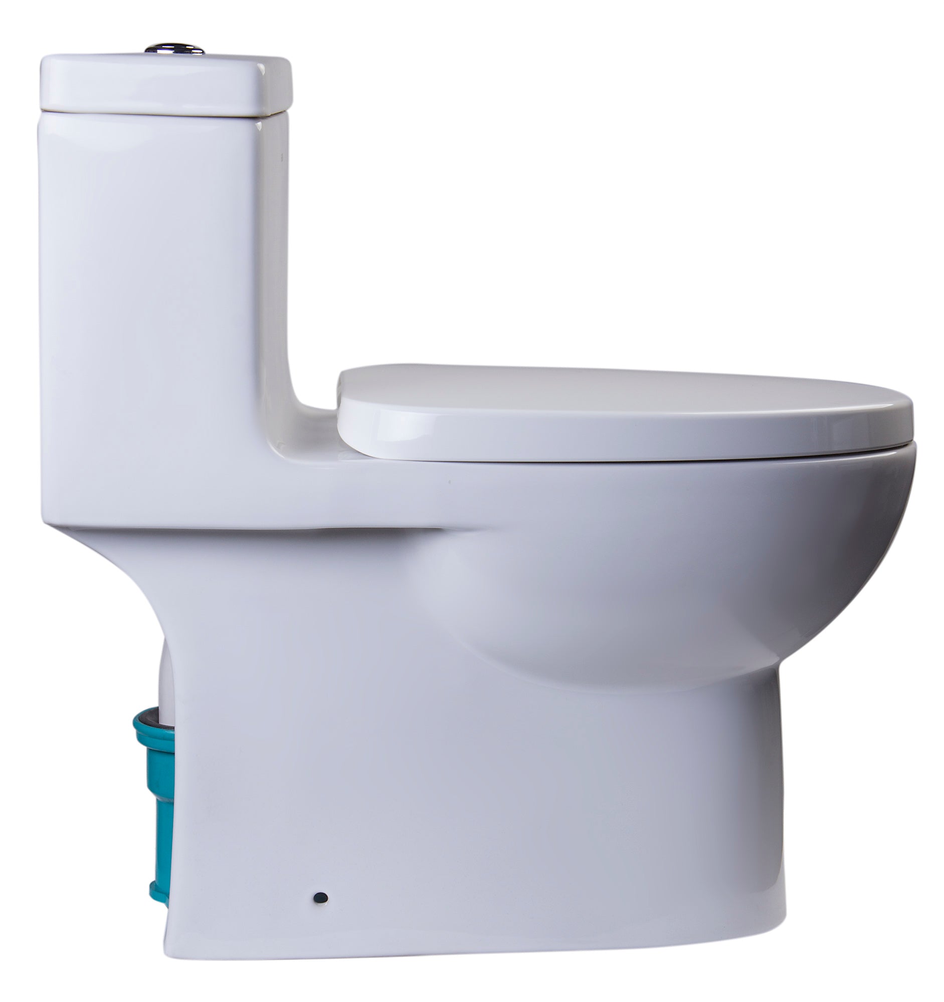 EAGO Porcelain, White, TB359 Dual Flush One Piece High Efficiency Low Flush Ceramic Toilet